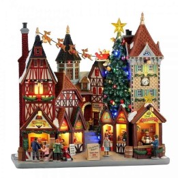 Lemax Christkindl Square 55319 edificio illuminato