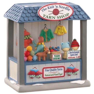The Knit 'N Needle Yarn Shop Lemax - Scena Natalizia...