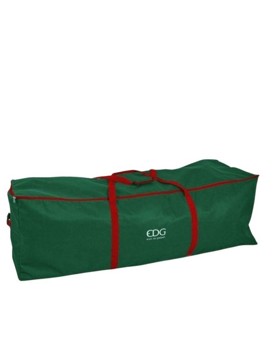 Borsone Custodia per Albero di Natale Fino a 210 cm (Max 30 kg) - EDG Verde Scuro (120x38 cm)