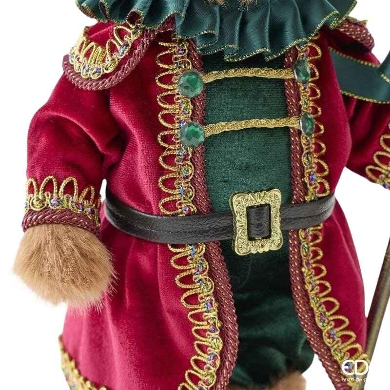 Schiaccianoci Soldatino Orso Natalizio H 40 cm...