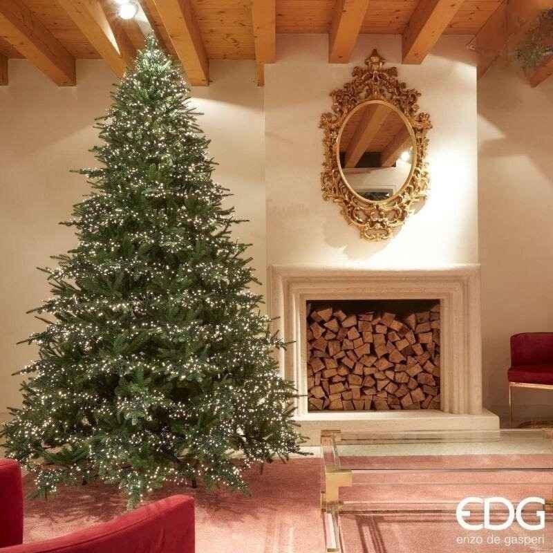 Albero di Natale Pino Spark Nature H 270 cm EDG Enzo De Gasperi con 8400 Mini LED Integrati
