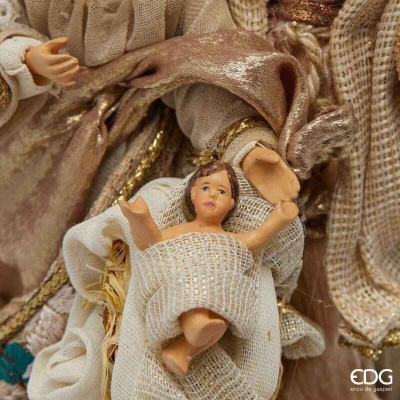 Natività Sacra Famiglia su Piedistallo con Arco...