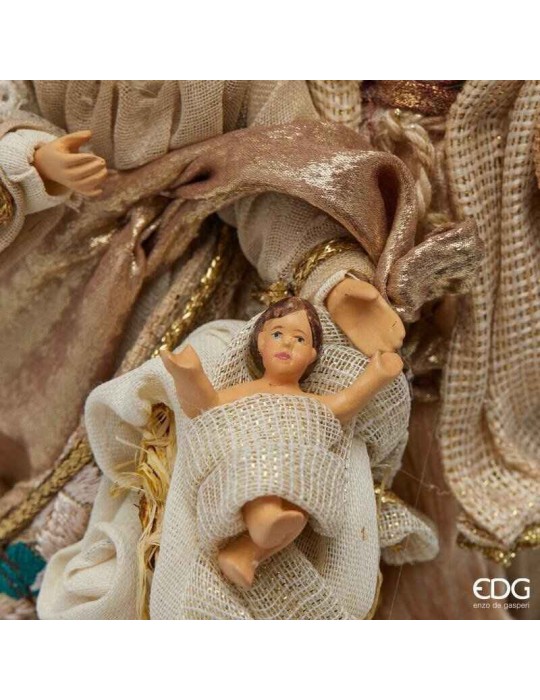 Natività Sacra Famiglia su Piedistallo con Arco...