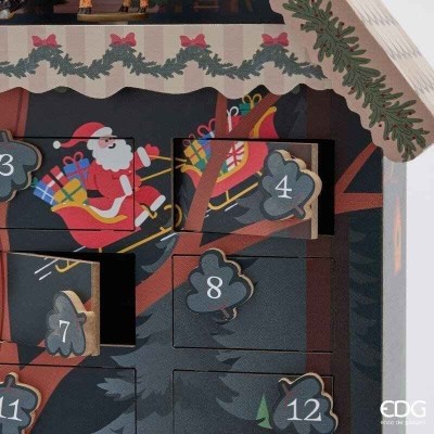 Casetta Calendario dell'Avvento Musicale con Luci LED e... 2