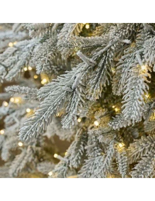 Albero di Natale Pino Cortina Innevato H 210 cm...