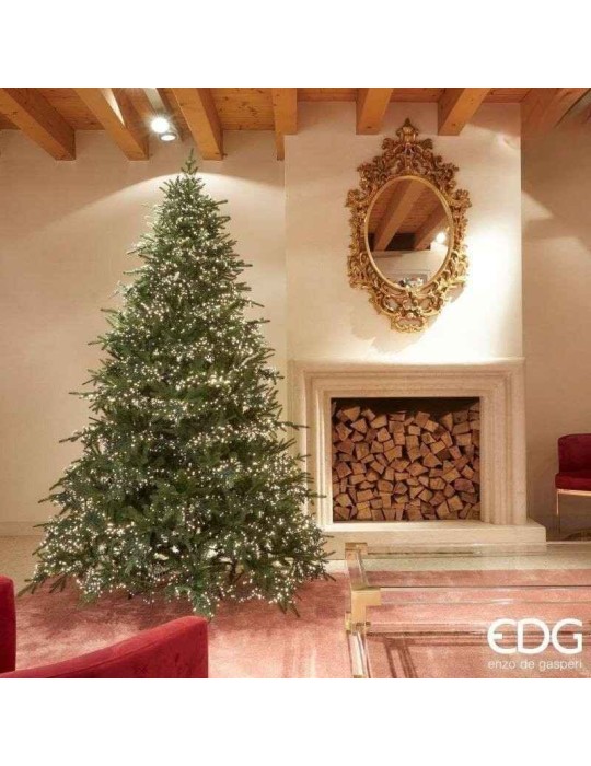 Albero di Natale Pino Spark H 240 cm con 7200 MiniLED Integrati - EDG Enzo De Gasperi (Ø 184 cm)