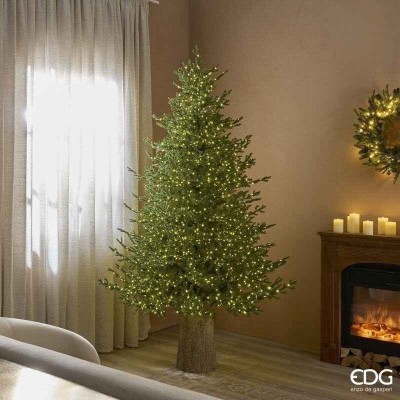 Albero di Natale Pino Lucciole H 210 cm con 3100 Rice LED...
