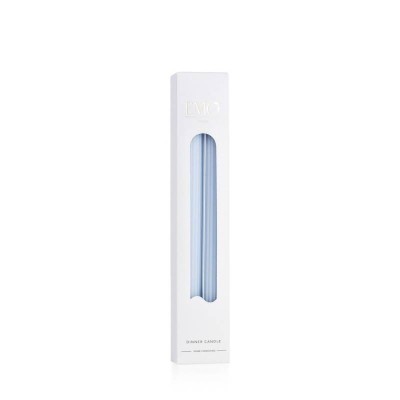Set Due Candele Coniche a Strisce Dritte Blu Essence Emò...