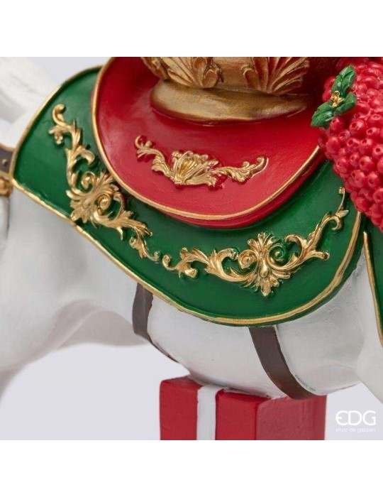 Cavallo a Dondolo Natalizio con Albero di...