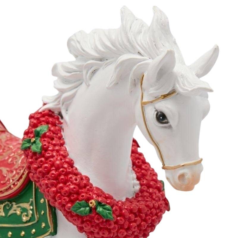 Cavallo a Dondolo Natalizio EDG in Poliresina...