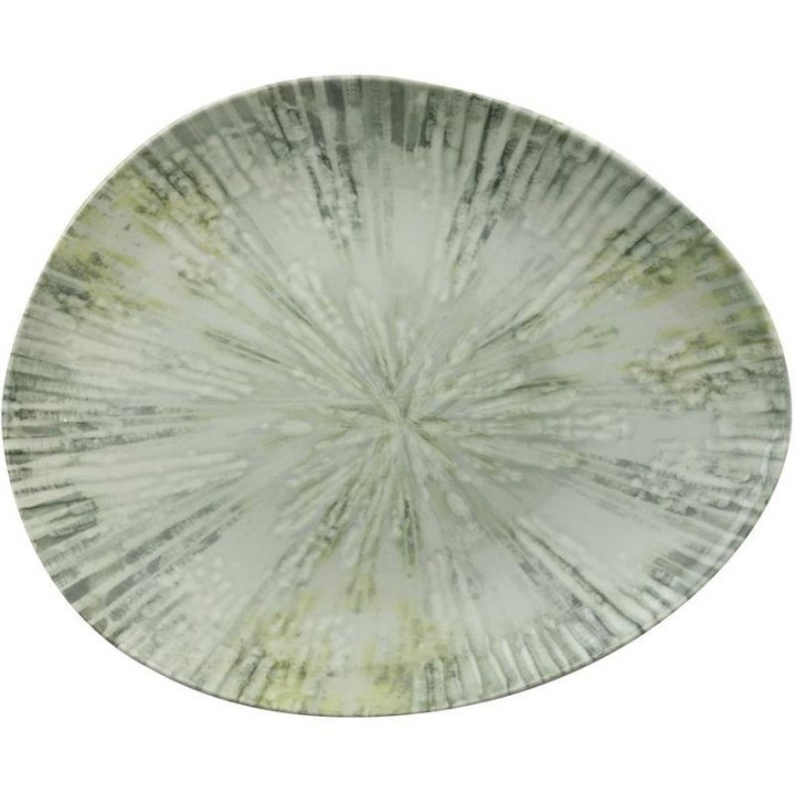 Arthur Krupp Piatto ovale Organic Fusion grigio 31 × 26 cm