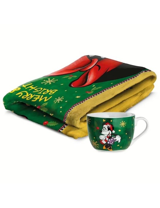 Set Regalo Natale Minnie Egan: Plaid Morbido...