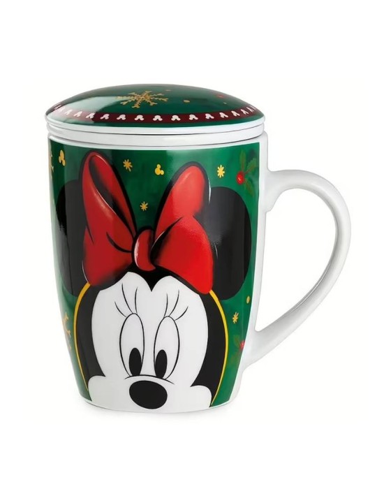 Tisaniera Minnie Mouse Winter Magic Egan in Porcellana 430 ml con Filtro in Acciaio e Coperchio – Disney