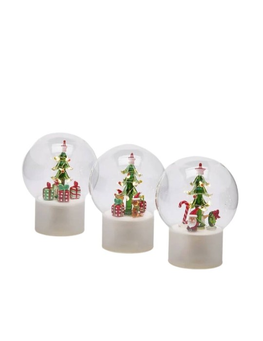 Sfera Twist LED H18 D15 con Movimento Verde Rosso EDG - Decoro Natale 1 Pz