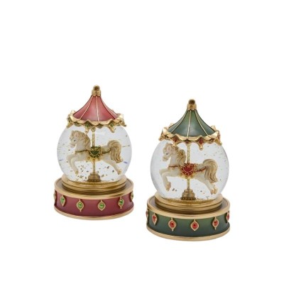 Sfera d'Acqua con Cavallo da Giostra H11.5 D7 EDG -...