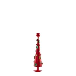 EDG Abete rosso lucido con pietre colorate alto 34 cm