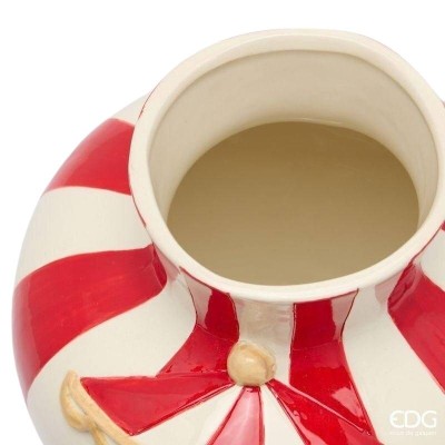 Vaso Anfora in Ceramica con Cavallo da Giostra Carosello... 2