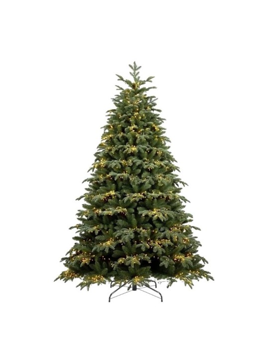 Albero di Natale Venice 210 cm con 6500 Microled Luce Calda – Flora