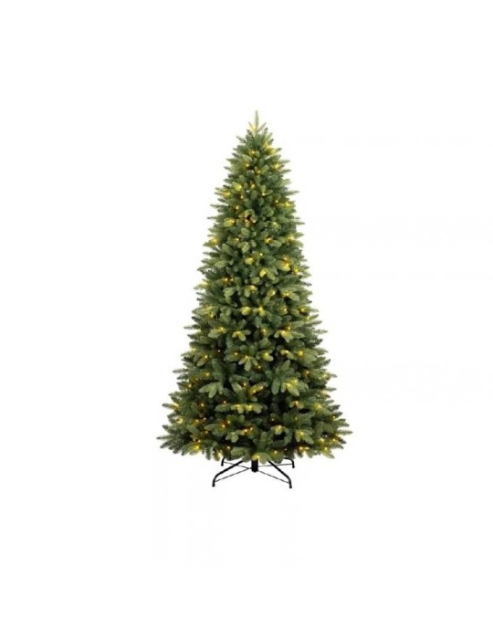 Albero di Natale Utah 210 cm con Luci LED Integrate a Giochi di Luce – Flora