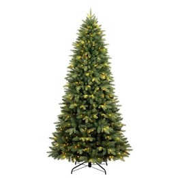Flora Albero di Natale slim Utah 240 cm 500 LED