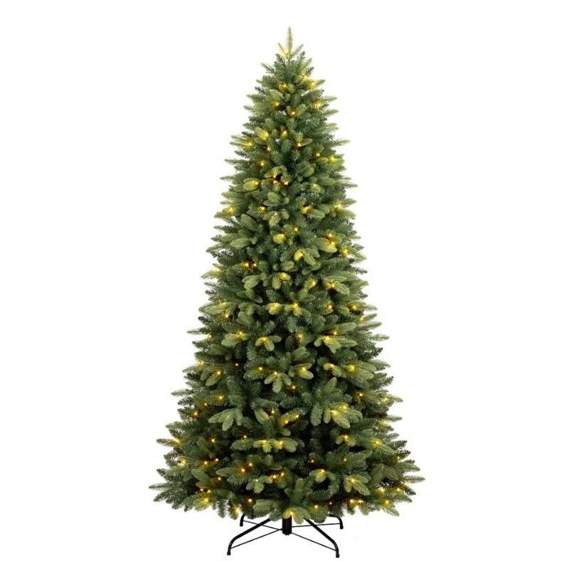 Albero di Natale Slim Utah H 240 cm con 500 Micro LED Integrati – Flora