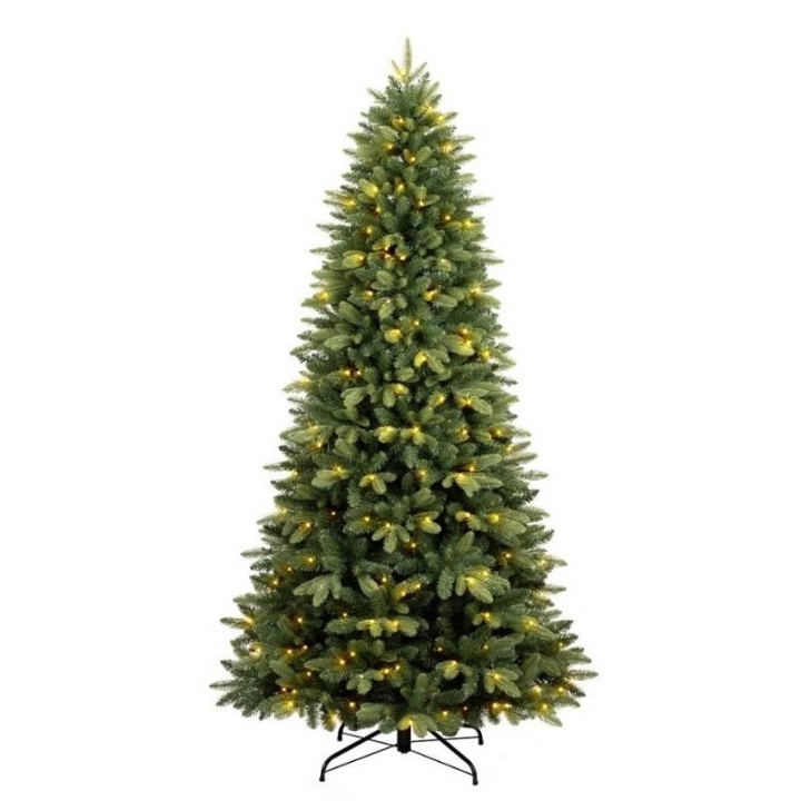 Flora Albero di Natale slim Utah 240 cm 500 LED