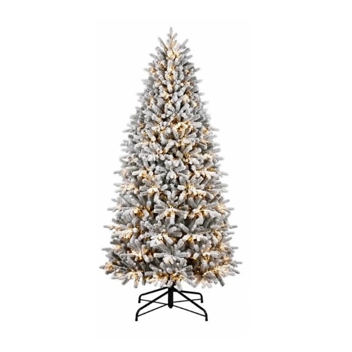 Flora Albero di Natale innevato Paris 210 cm 3.200 LED