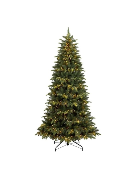Albero di Natale Slim Parco H 180 cm con 2200 Micro LED Integrati – Flora