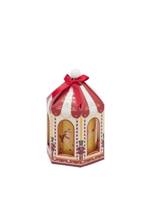 Candela Profumata Magic Carousel al Sidro di Mele e Miele H 9 cm D 8 cm – EDG Enzo De Gasperi