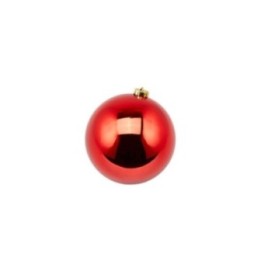 EDG Pallina di Natale Poly rosso lucido in plastica Ø 15 cm