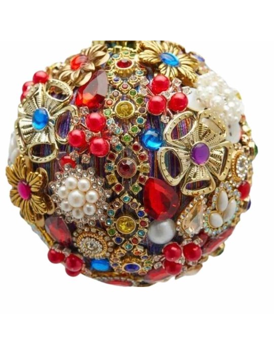 Sfera Decorativa con Perline e Gioielli Supreme...