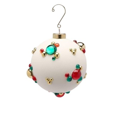 Sfera di Vetro Bianca con Bolle Gioiello EDG Enzo De...