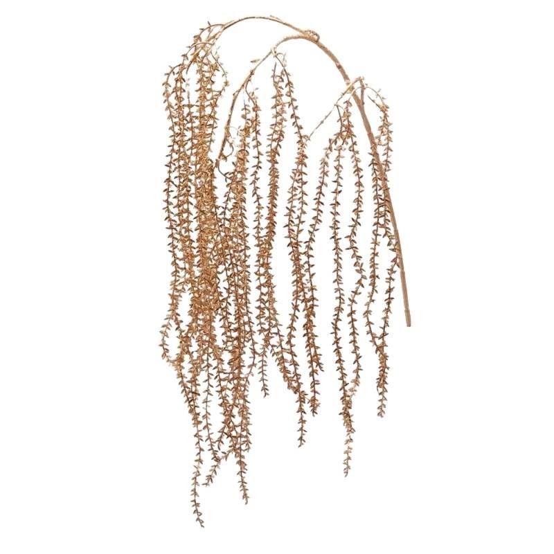 Ramo Cadente Decorativo Olis Glitterato Gold EDG Enzo De Gasperi H 110 cm