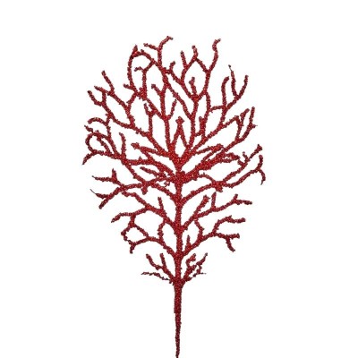 Ramo Decorativo Corallo Marino Glitterato Rosso EDG Enzo...