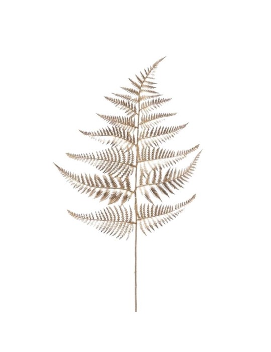 Ramo Decorativo Felce Metallizzata Gold EDG Enzo De Gasperi H 82 cm