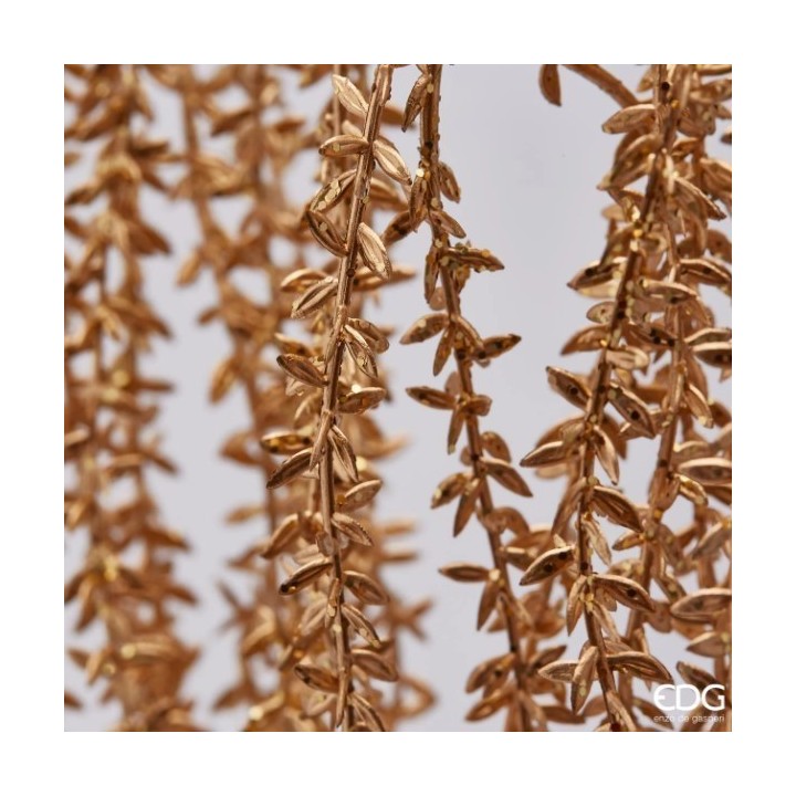 EDG Ramo cadente Olis glitterato oro alto 110 cm