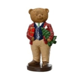 Kaemingk Orso con regalo e giacca tartan alto 34,5 cm