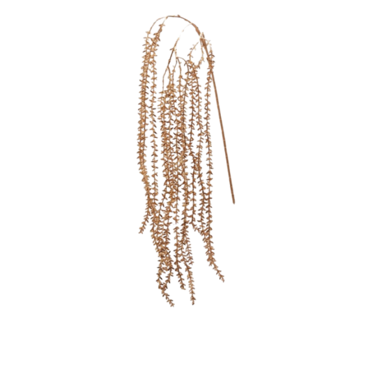 EDG Ramo cadente Olis glitterato oro alto 90 cm