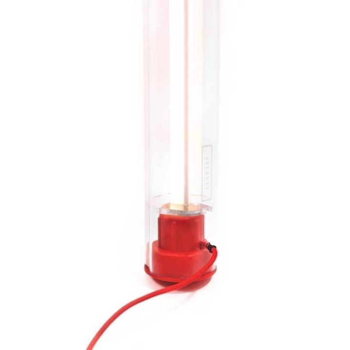 Seletti Lampada BIC rossa di Mario Paroli