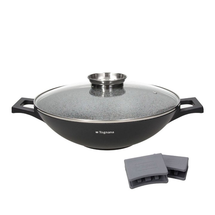 Tognana - Wok Ambiziosa 2m 32 cm con coperchio aroma più presine