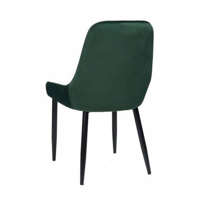 Novità Home Sedia in velluto verde