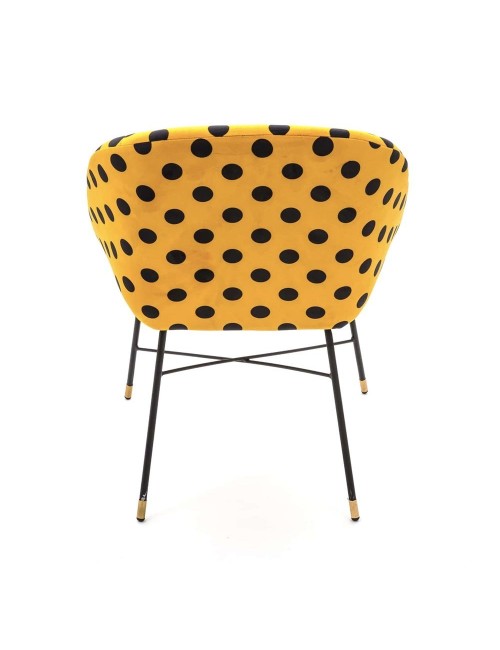SEDIA IMBOTTITA "TOILETPAPER" Cm.60x63 h.78 - SHIT