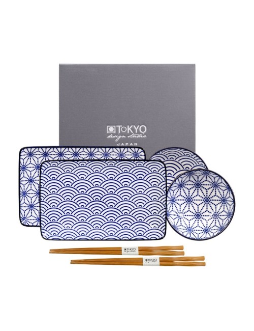 Tokyo Design studio - Sushi set nippon blue Tokyo Design studio - Sushi set nippon blue