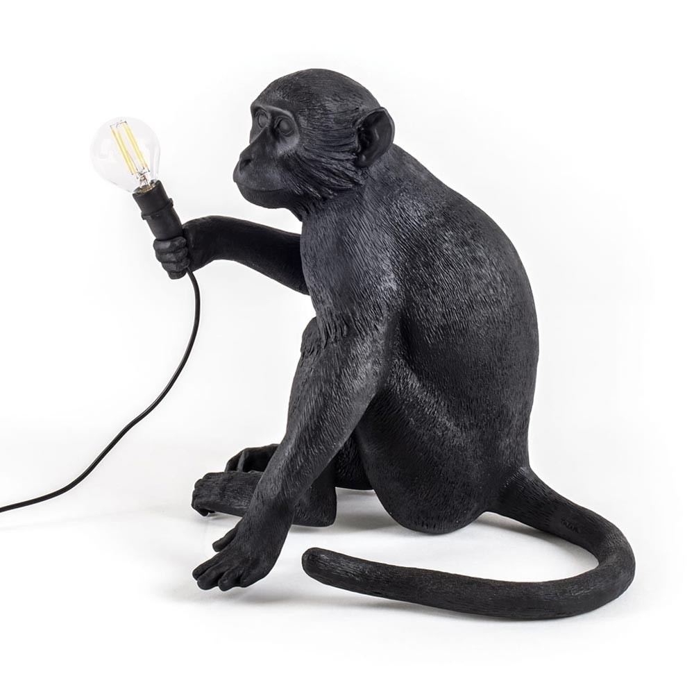 Lampada scimmia in resina RILA /Ispirazione SELETTI Monkey
