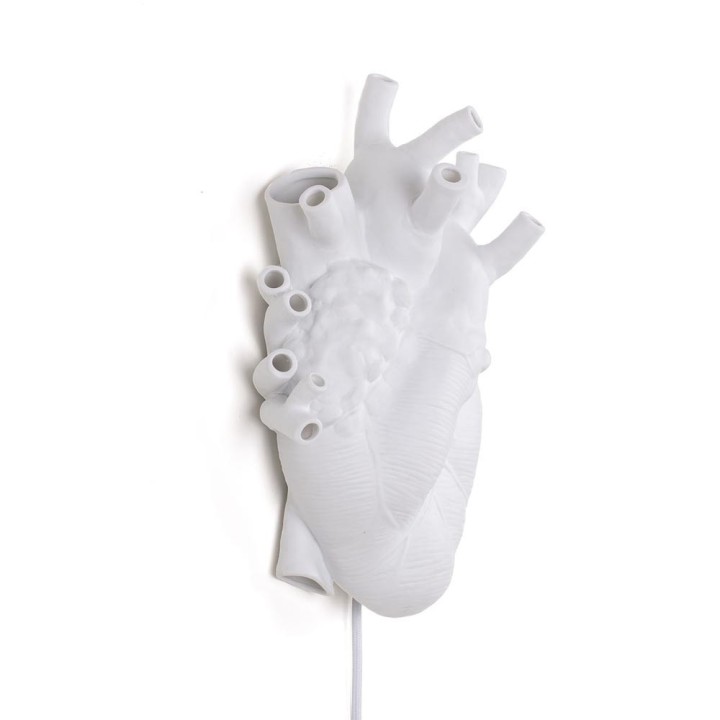 Seletti Heart Lamp da parete a cuore anatomico