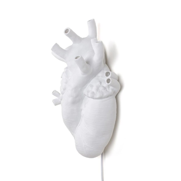 Seletti Heart Lamp da parete a cuore anatomico