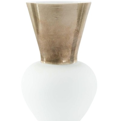 Vaso Re Lattimo Venini in Vetro di Murano – h 38 cm 2