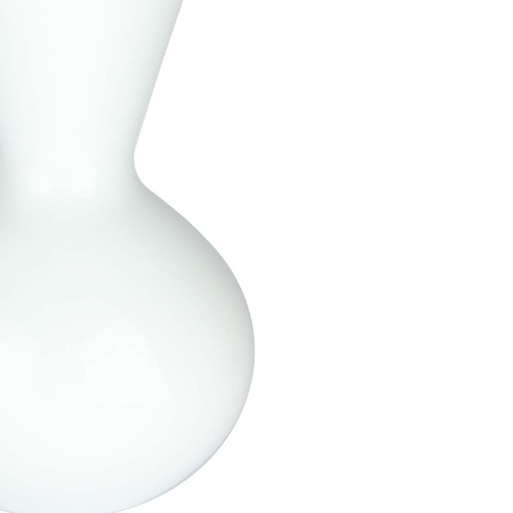Venini Vaso Idria lattimo e talpa alto 36 cm