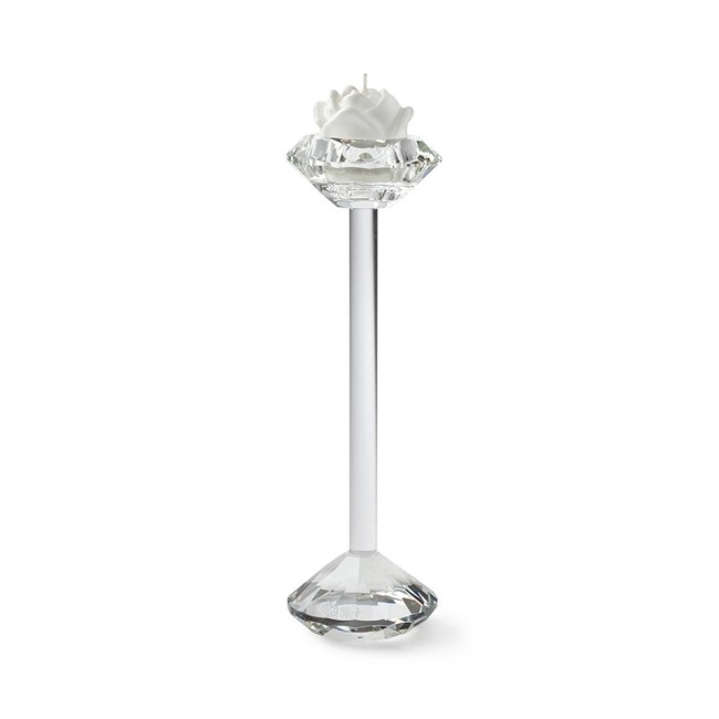 PORTACANDELA CRISTALLO STELO 23CM
