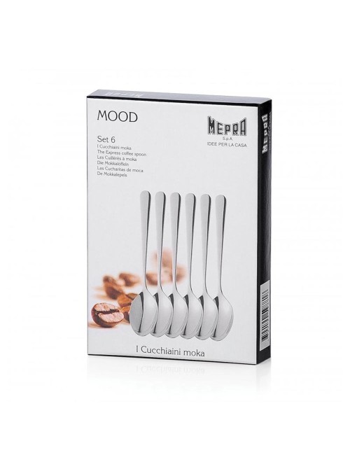 SET 6 CUCCHIAINI MOKA          MOOD